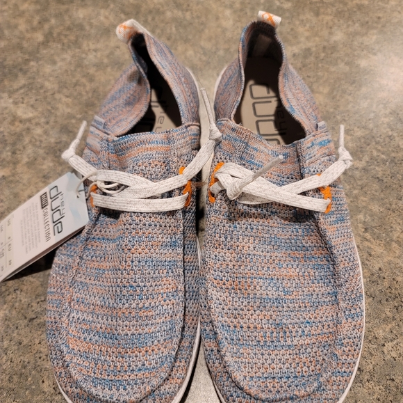 Hey Dude womens knit halo size 8 BWT azure coral - Picture 12 of 12